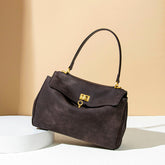 Sac fourre-tout original en peau de cerf givré, grande capacité, portable, sous les bras, abrasif à haute sensibilité